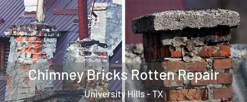 Chimney Bricks Rotten Repair University Hills - TX