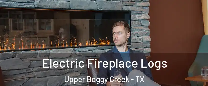 Electric Fireplace Logs Upper Boggy Creek - TX