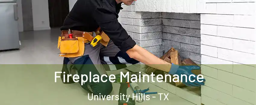 Fireplace Maintenance University Hills - TX