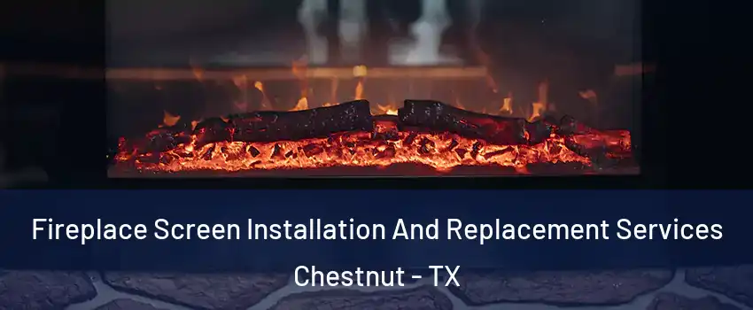 Fireplace Screen Installation And Replacement Services Chestnut - TX