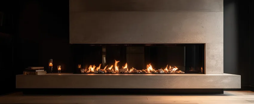 Gas Fireplace Ember Bed Design Services in Crestview, Texas