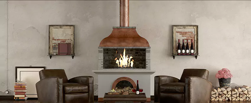 Thelin Hearth Products Providence Pellet Insert Fireplace Installation in Old Enfield, TX