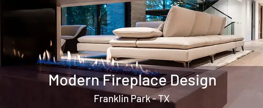 Modern Fireplace Design Franklin Park - TX