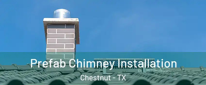 Prefab Chimney Installation Chestnut - TX